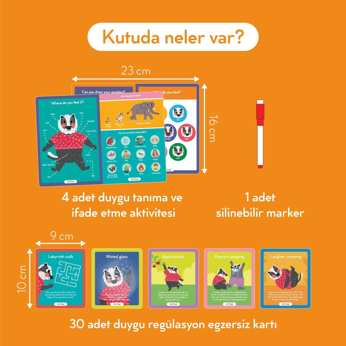 All About Emotions: Duyguları Tanıma, İfade ve Regülasyon Kiti moritoys