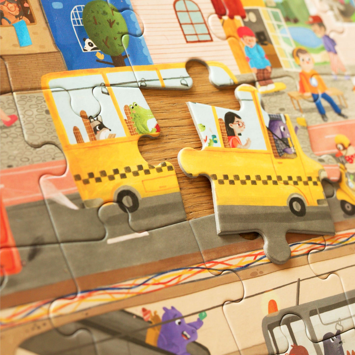 Exploring My City 2-in-1 Puzzle ve Bil Bakalım Kim Oyunu moritoys