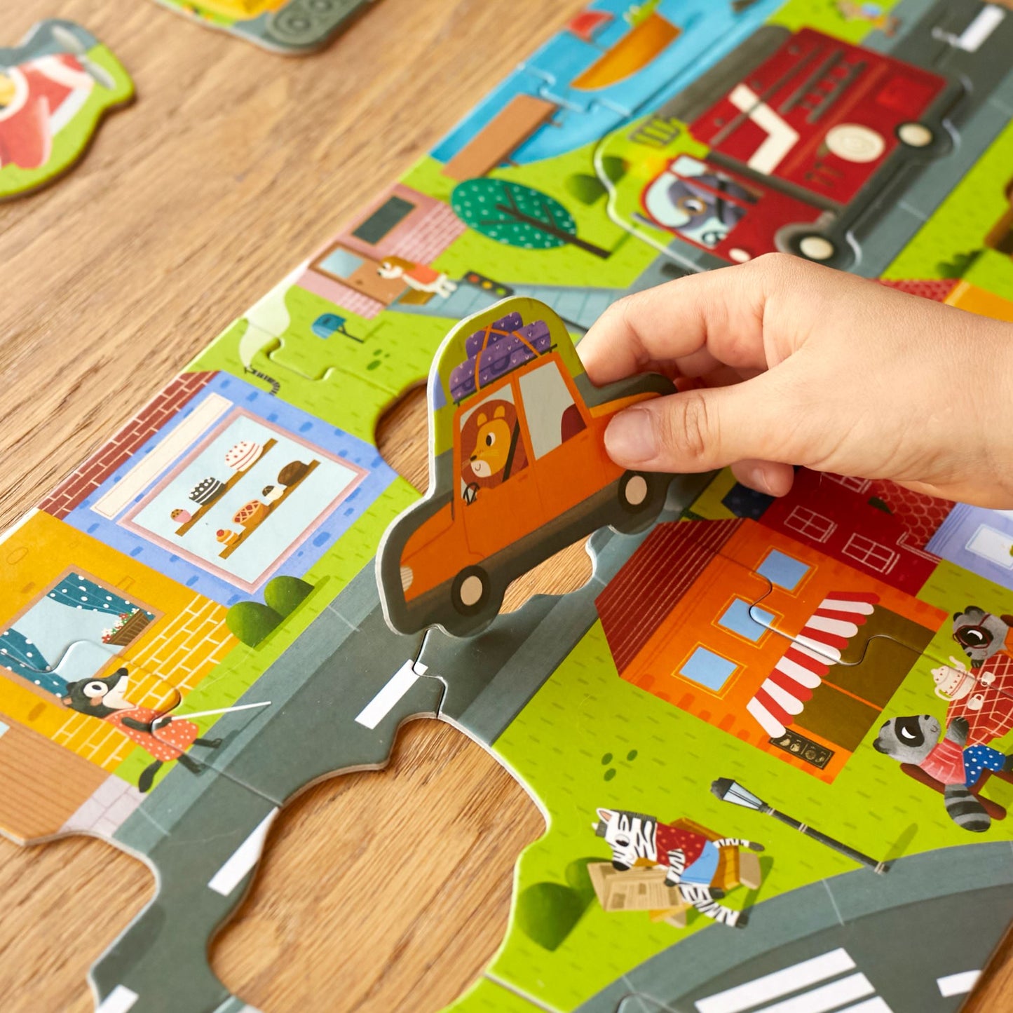 Vehicles Adventure: 18 Parça Yapboz, 8 Adet Oynanabilir Araç & Dijital Aktiviteler moritoys