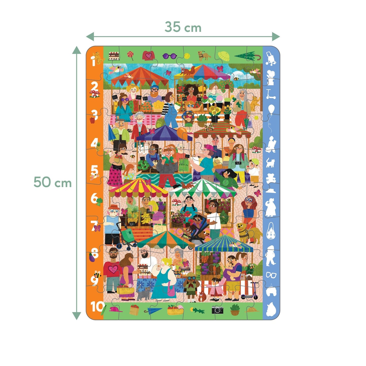 Brain Trainer Puzzle: Farmer's Market moritoys