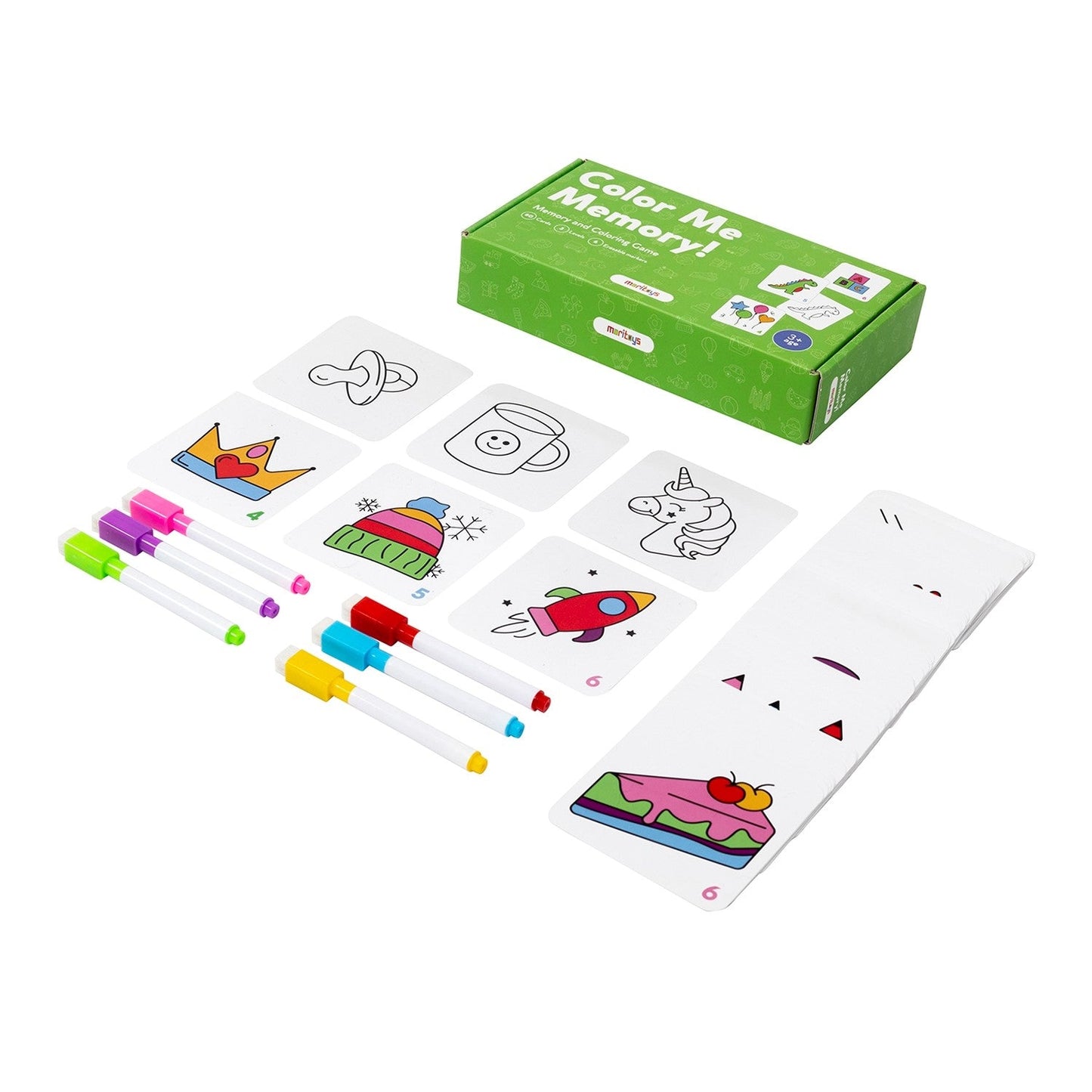 Color Me Memory - Boyamalı hafıza ve hız oyunu moritoys