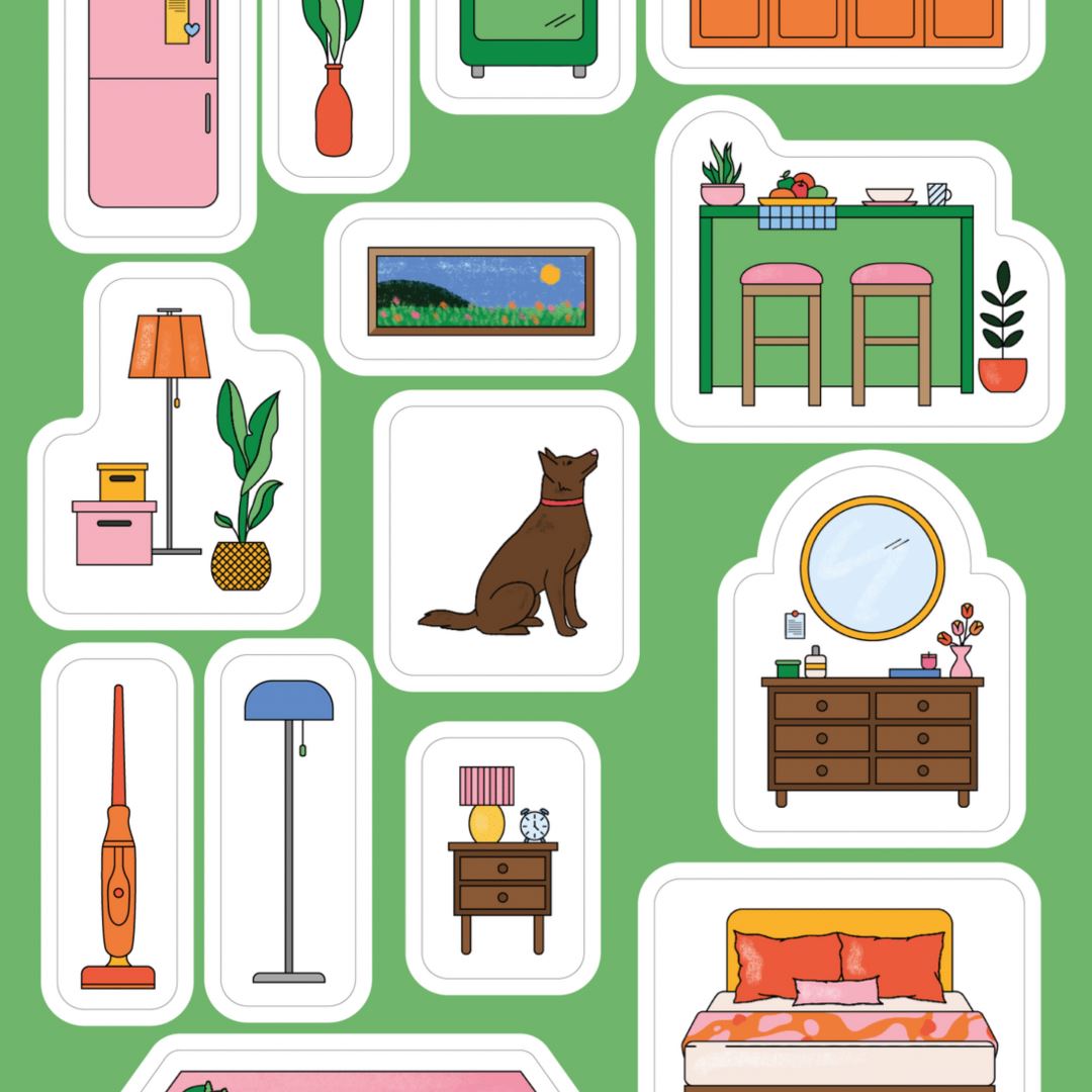 Decorate it yourself: Neighbourhood Kit moritoys