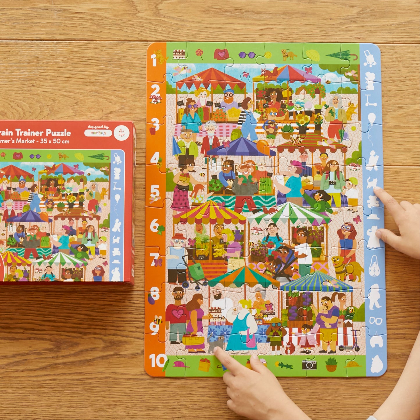 Farmer’s Market Brain Trainer Puzzle moritoys