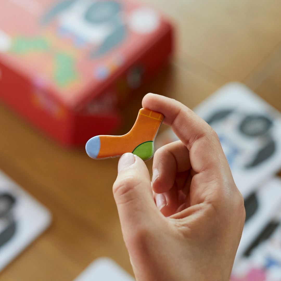 Giant Socks Gorilla 40 Kartlı Hafıza, Eşleştirme ve Puzzle Oyunu moritoys