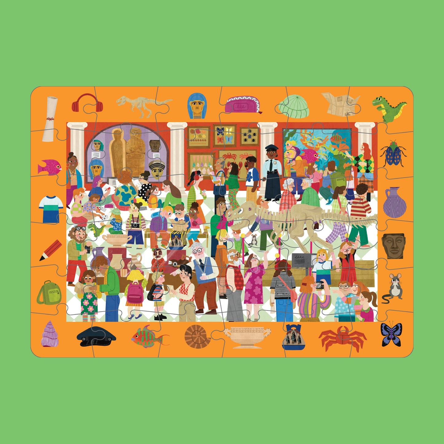 Look & Find Puzzle: Museum - 36 Parçalı Puzzle ve Gözlem Oyunu moritoys