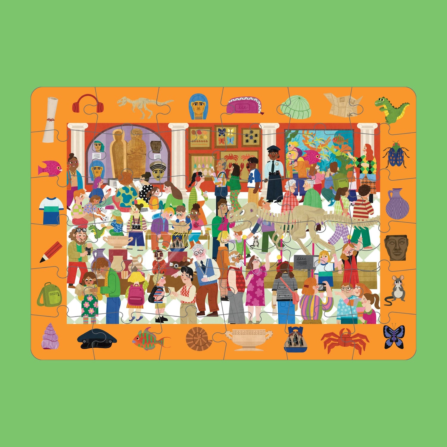 Look & Find Puzzle: Museum - 36 Parçalı Puzzle ve Gözlem Oyunu moritoys