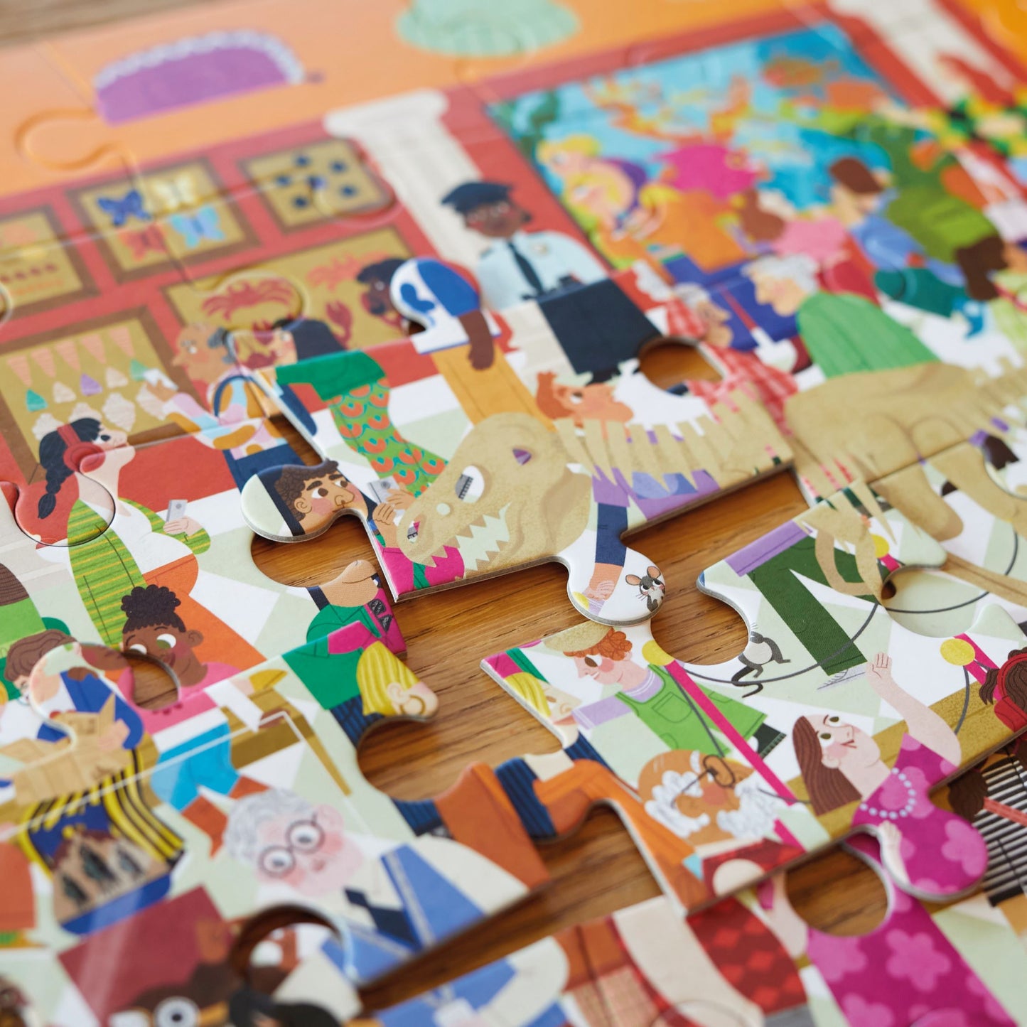 Look & Find Puzzle: Museum - 36 Parçalı Yapboz ve Gözlem Oyunu moritoys