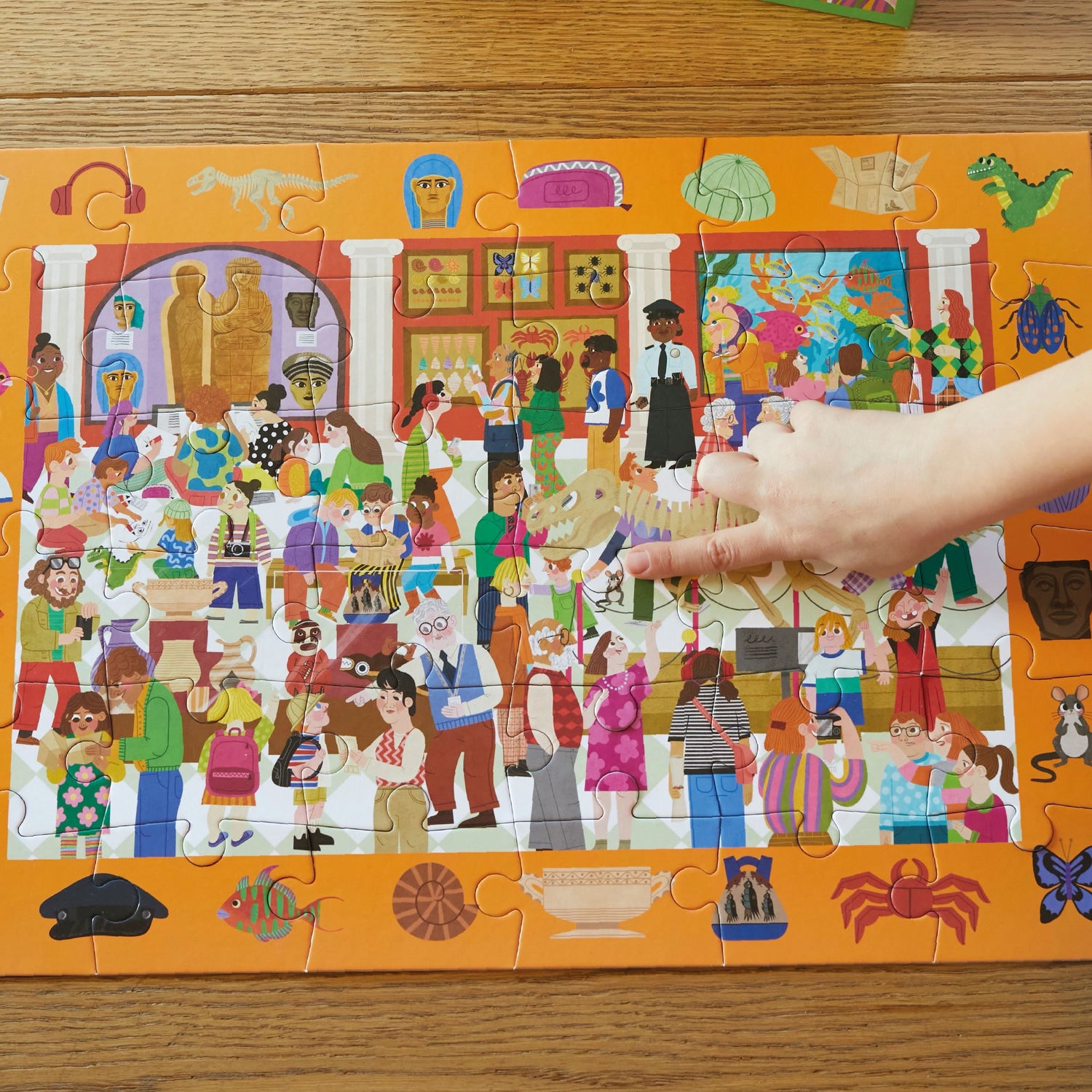 Look & Find Puzzle: Museum - 36 Parçalı Yapboz ve Gözlem Oyunu moritoys