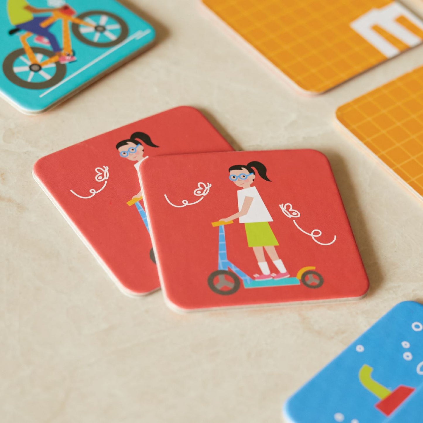 Memory and Matching Game: Vehicles - 42 Kartlı Araçlar Hafıza ve Eşleştirme Oyunu moritoys