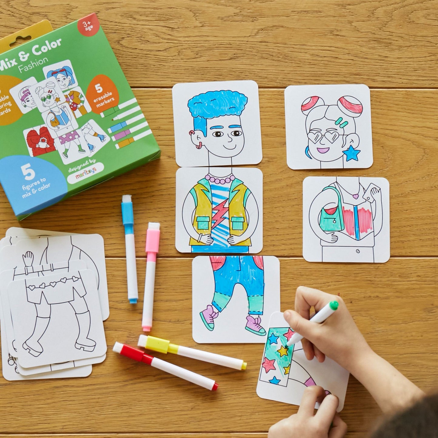 Mix & Color: Fashion - Karıştır Renklendir Moda Puzzle moritoys