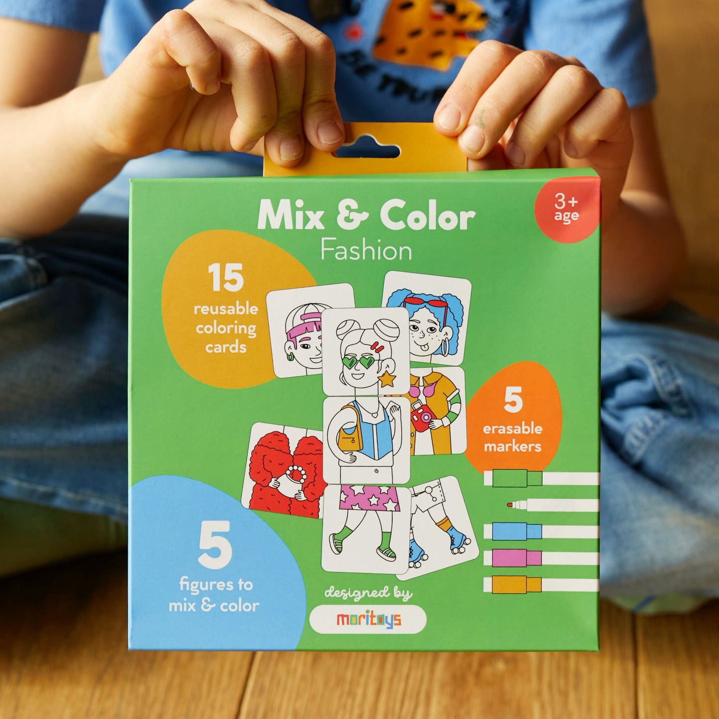 Mix & Color: Fashion - Karıştır Renklendir Moda Puzzle moritoys