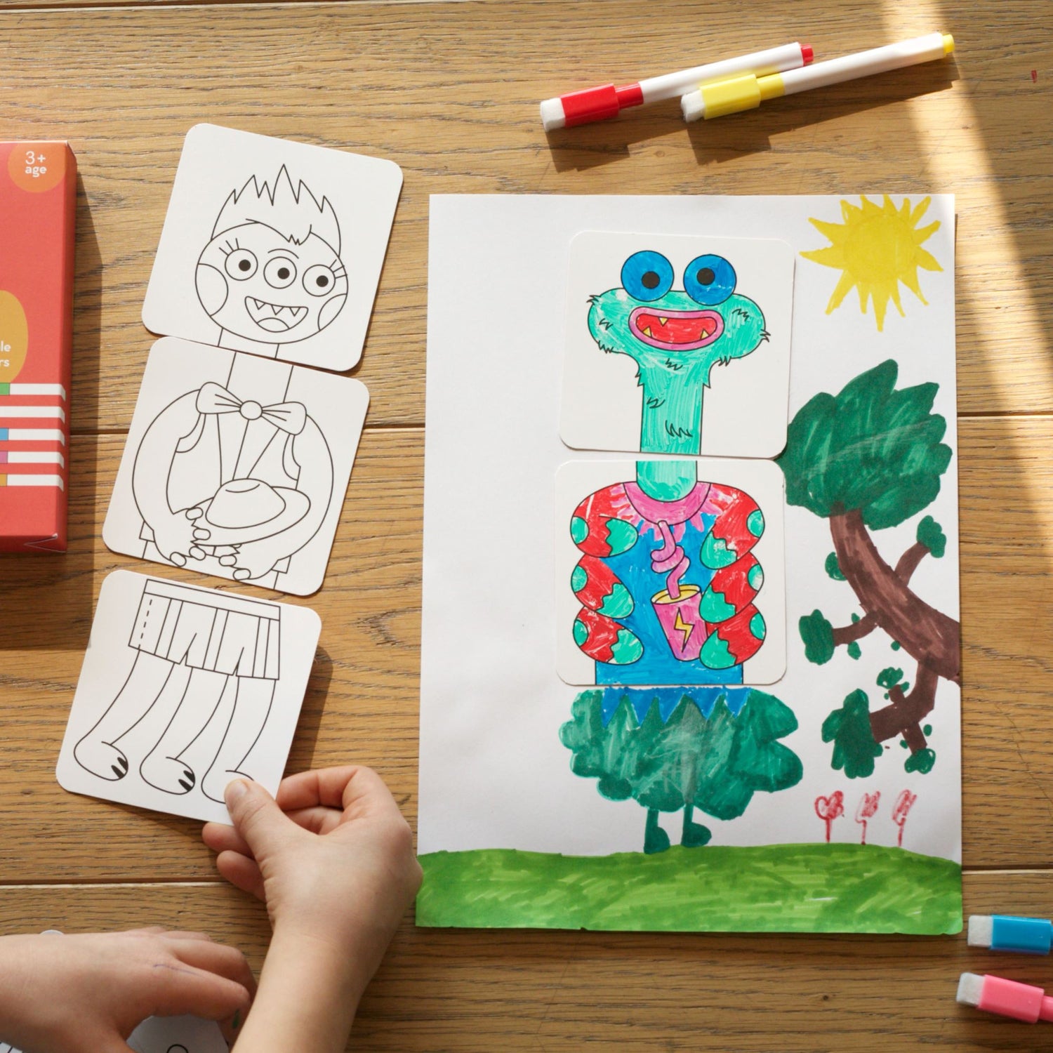 Mix & Color: Monsters - Karıştır Renklendir Canavarlar Puzzle moritoys