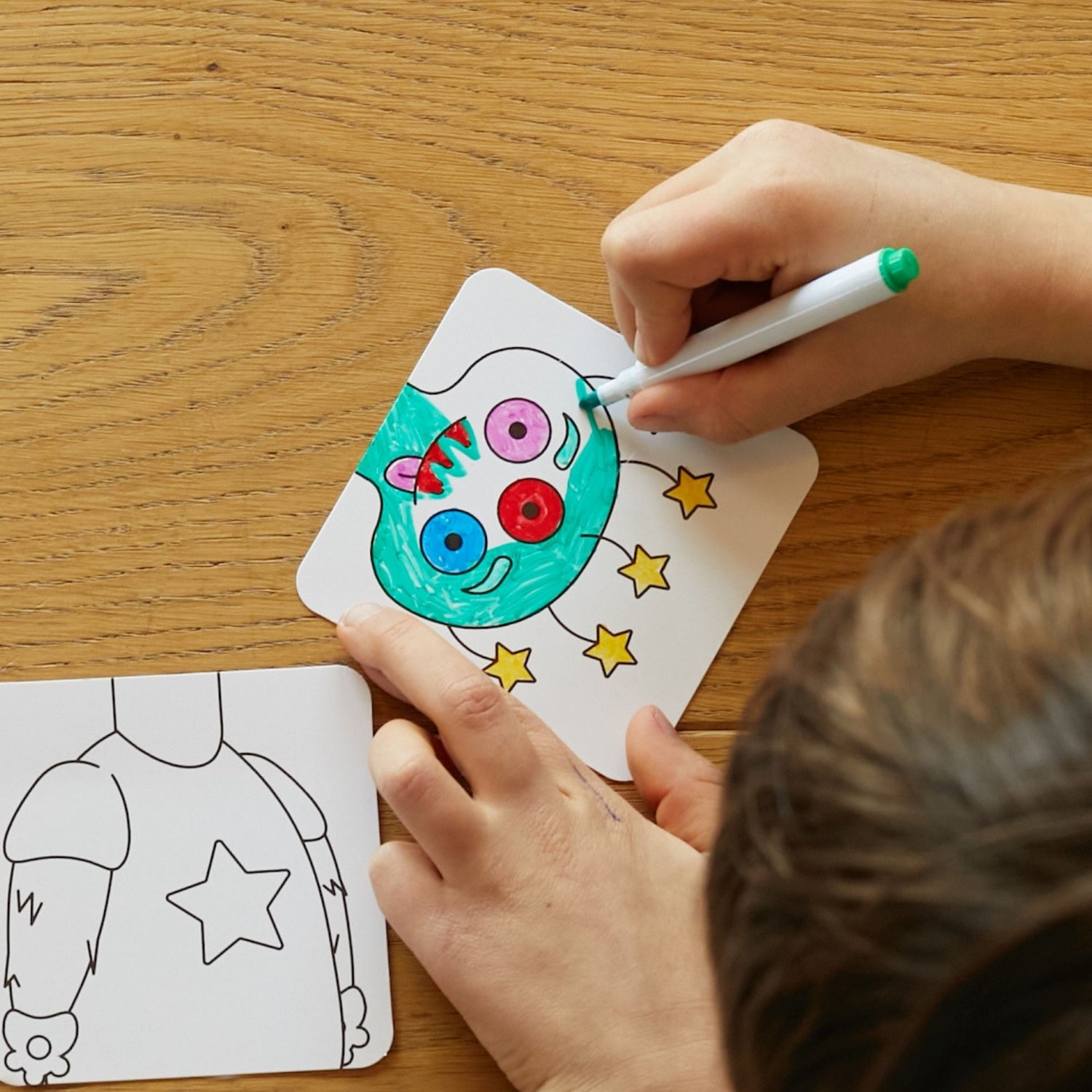 Mix & Color: Monsters - Karıştır Renklendir Canavarlar Puzzle moritoys