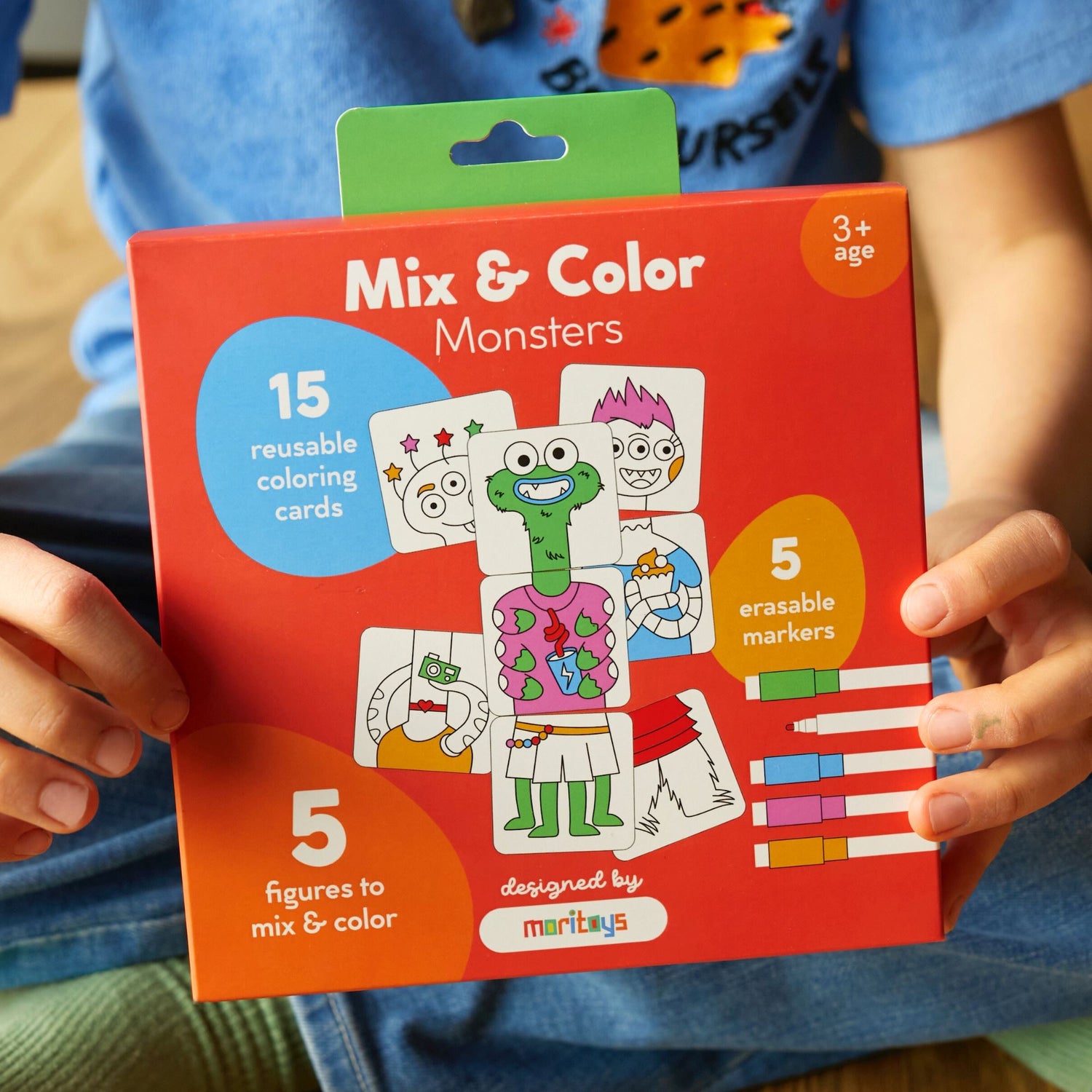 Mix & Color: Monsters - Karıştır Renklendir Canavarlar Puzzle moritoys