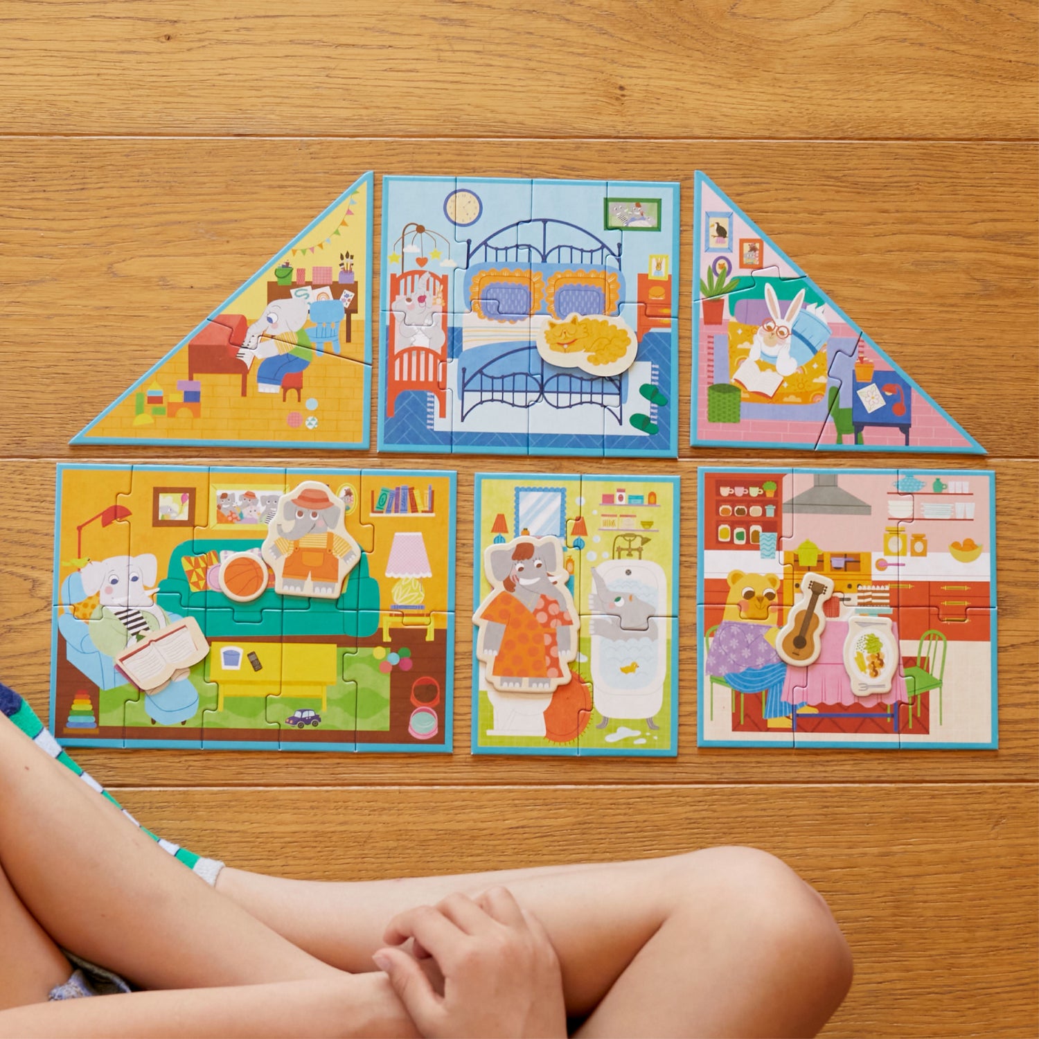 My Dream House Progressive Puzzle moritoys 