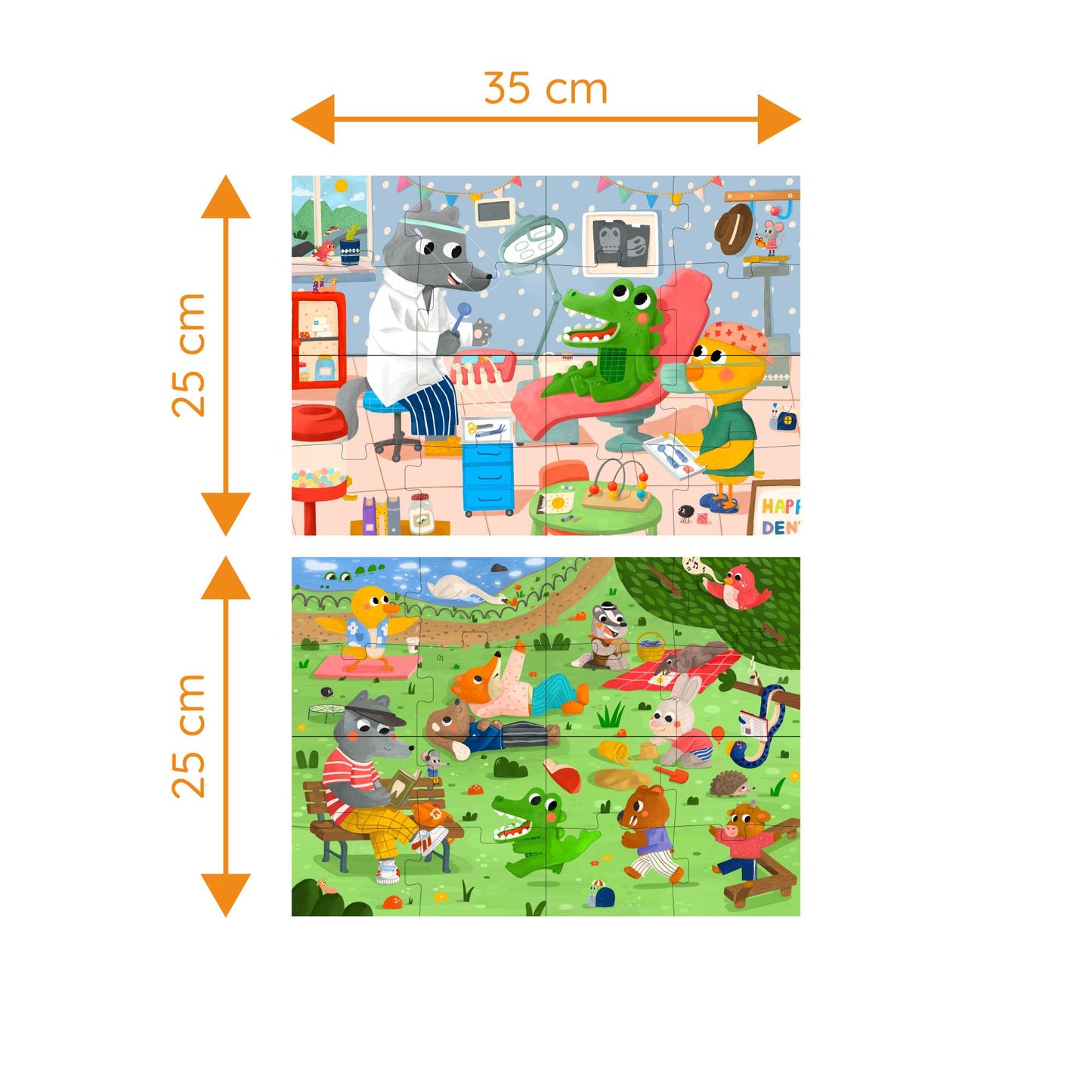 My Self Care Routine: Çift Taraflı 8 + 2 Puzzle moritoys