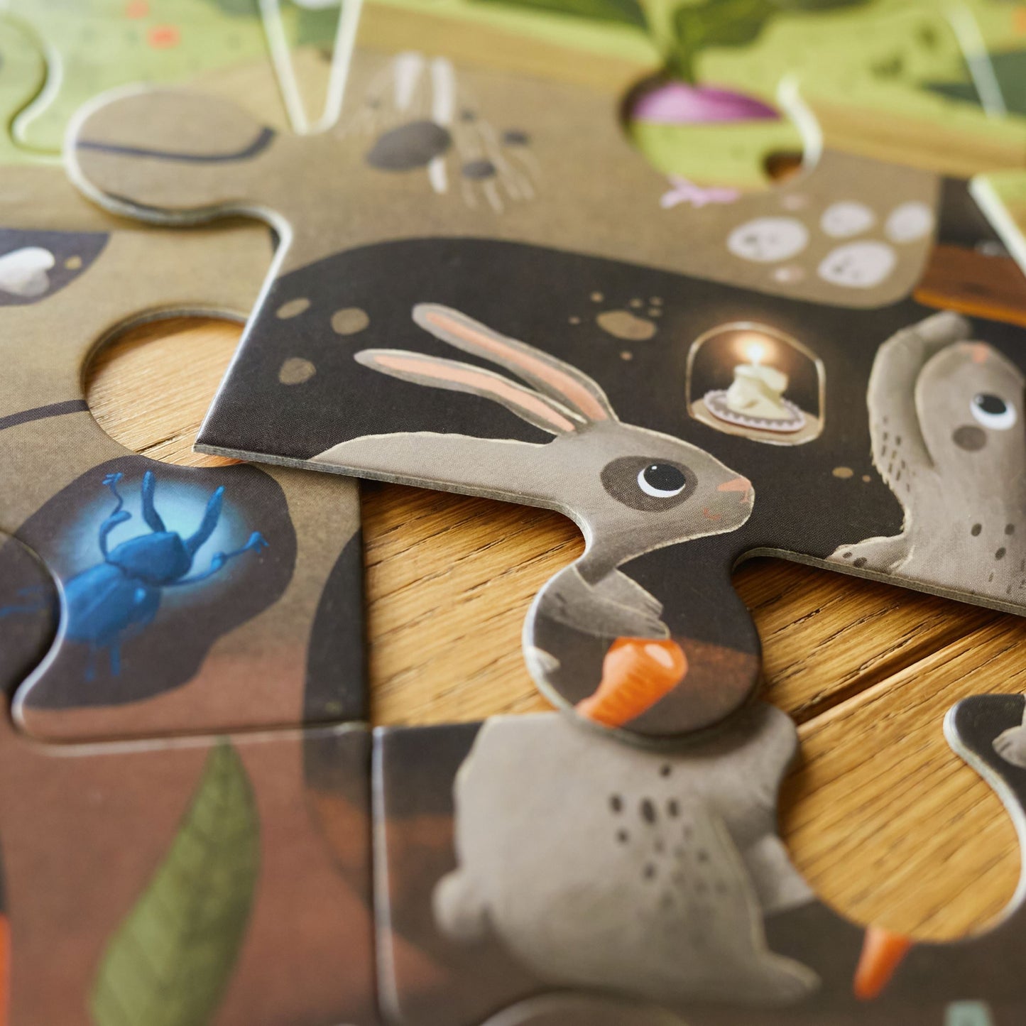 ÖN SİPARİŞ: Underground & Overground Puzzle - 24 Parça Dev Yer Puzzle ve Posteri moritoys