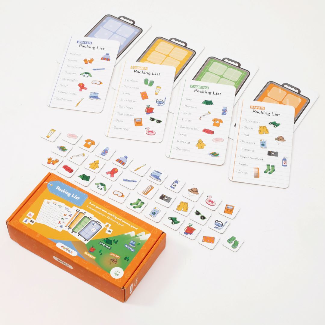 Packing List - Bavul toplama aile hafıza ve dikkat oyunu moritoys