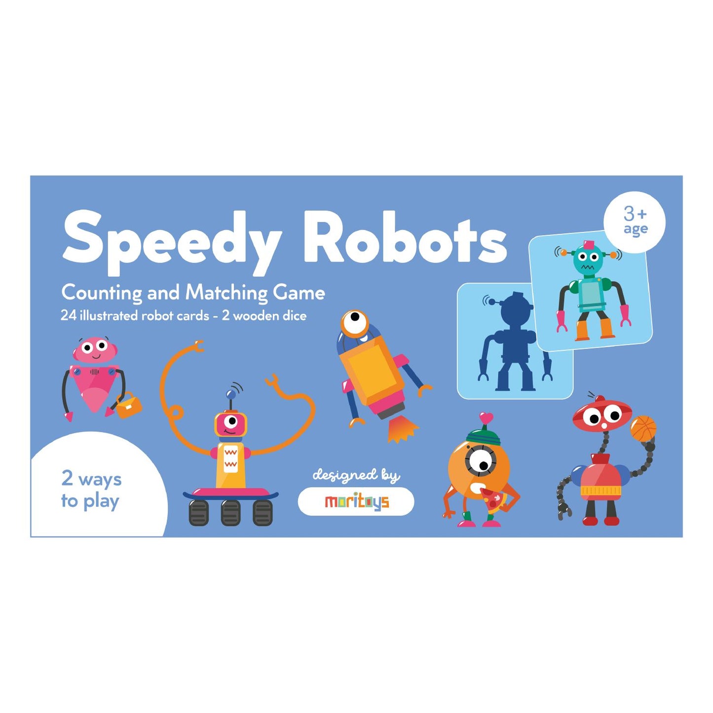 Speedy Robots - Sayma ve Eşleştirme Oyunu moritoys
