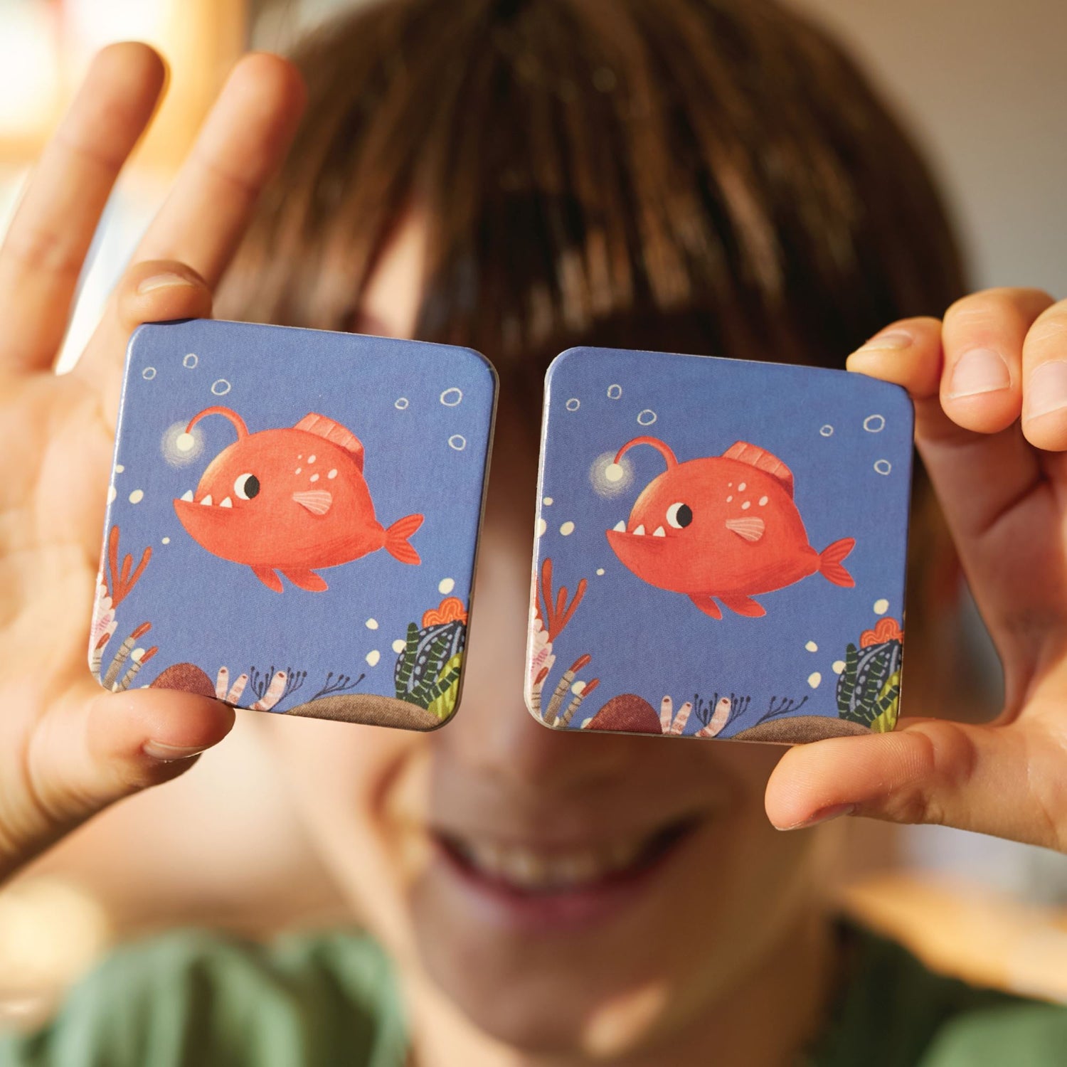 Memory Card Game 42 Kartlı Hafıza ve Eşleştirme Oyunu: Su altı moritoys 