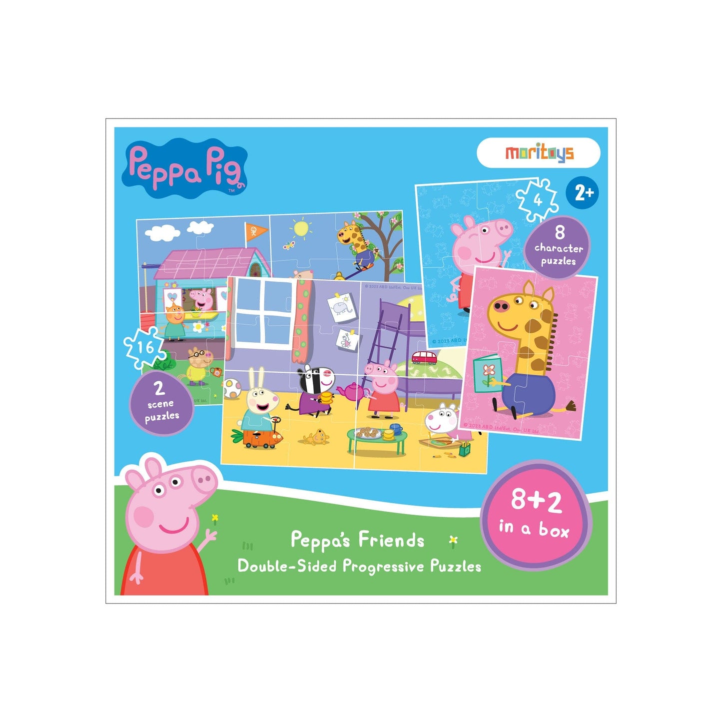 Peppa’s Friends: Çift Taraflı 8+2 Puzzle puzzle moritoys 