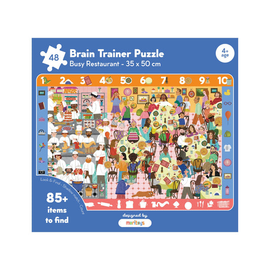 Brain Trainer Puzzle: Busy Restaurant moritoys