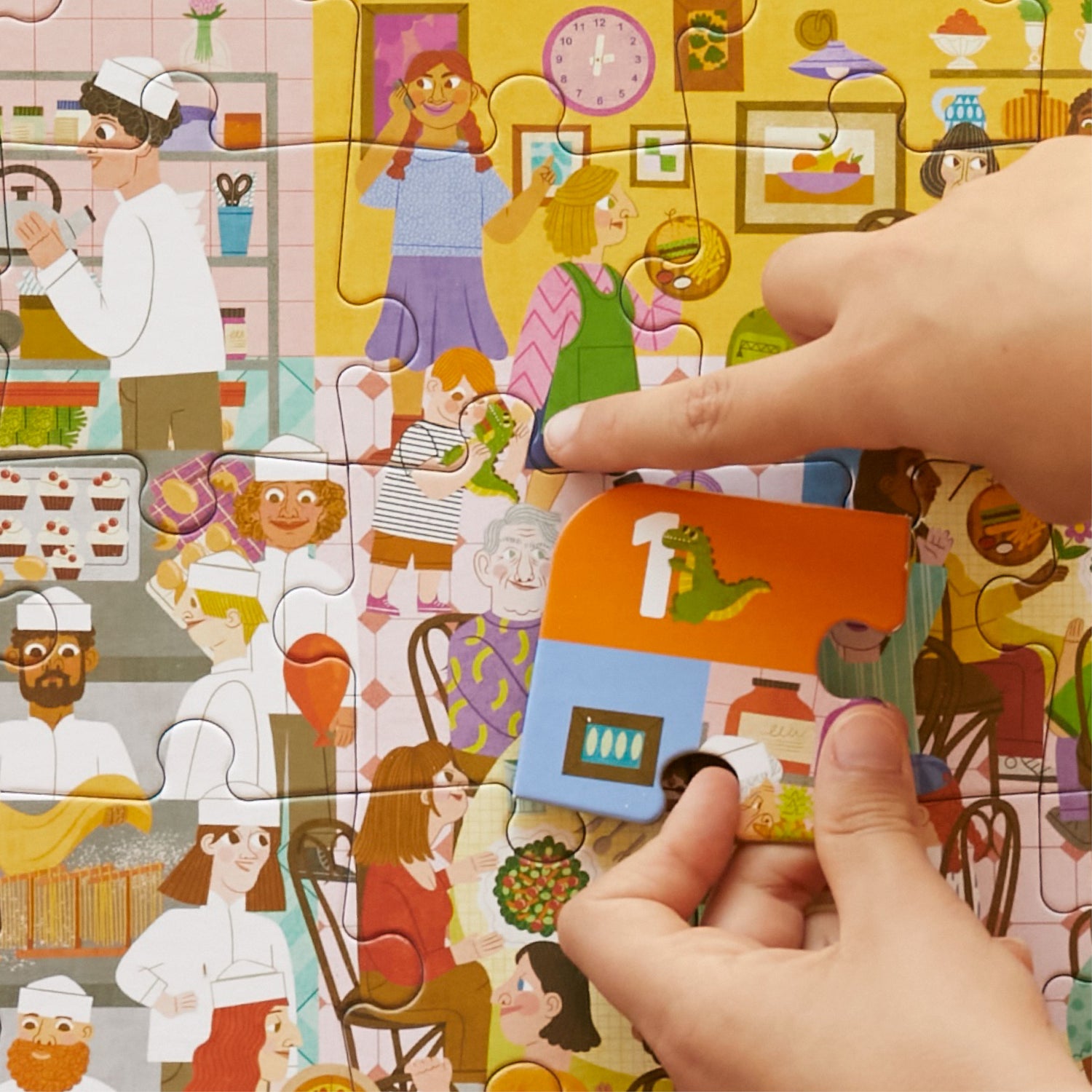 Busy Restaurant Brain-Trainer Puzzle moritoys 