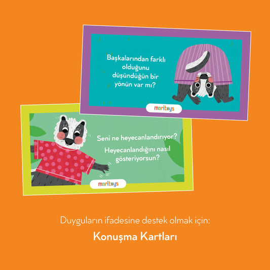 Duyguların İfadesi İçin Konuşma Kartları moritoys