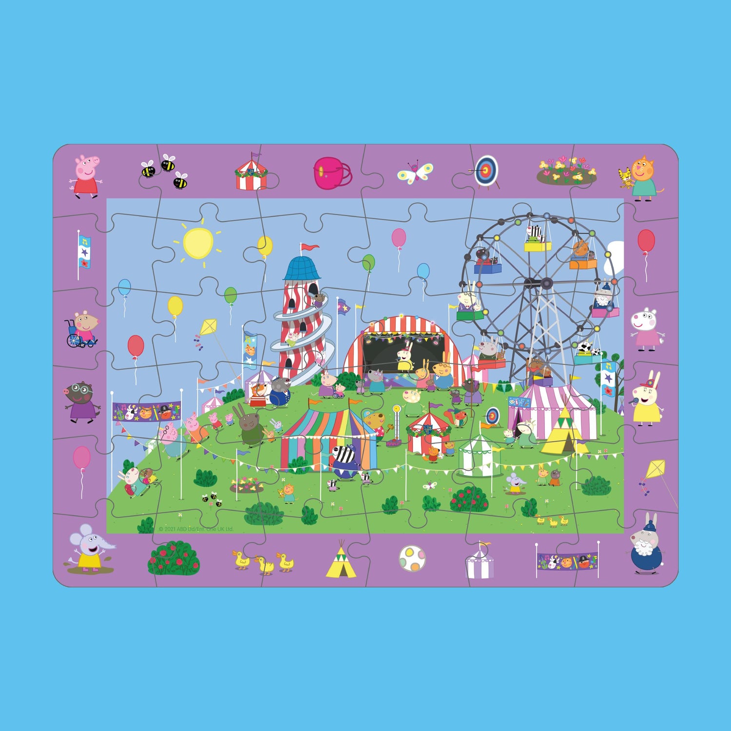 Look & Find Puzzle: Peppa Pig Children's Festival - 36 Parçalı Puzzle ve Yapboz Oyunu moritoys 