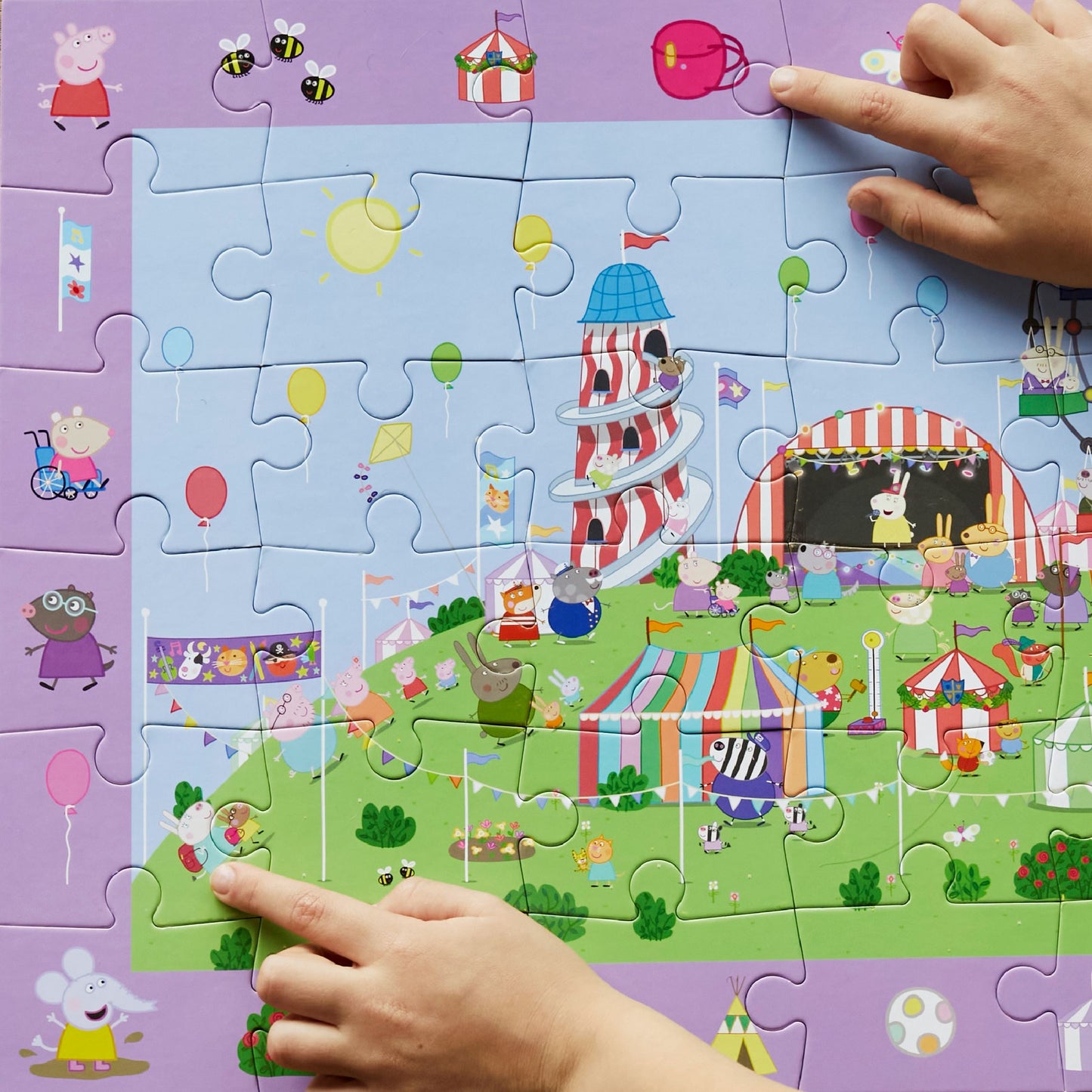 Look & Find Puzzle: Peppa Pig Children's Festival - 36 Parçalı Puzzle ve Yapboz Oyunu moritoys 