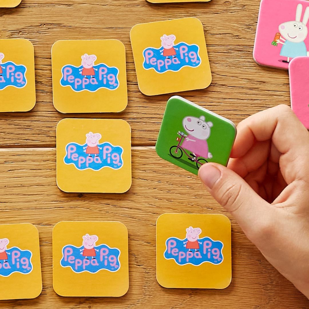 Memory Card Game - Peppa Pig ile 28 Kartlı Hafıza ve Eşleştirme Oyunu moritoys 