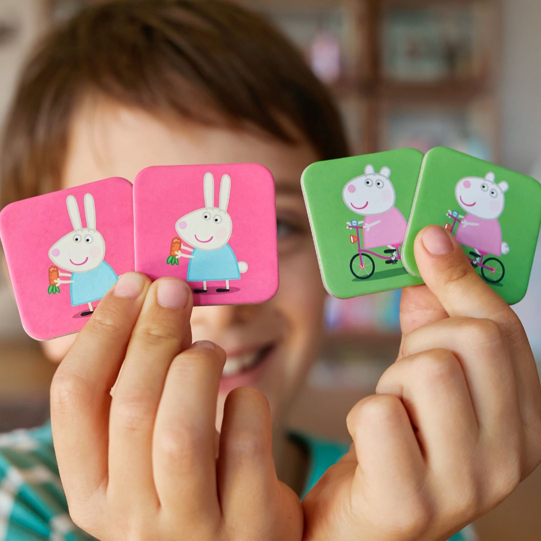 Memory Card Game - Peppa Pig ile 28 Kartlı Hafıza ve Eşleştirme Oyunu moritoys 