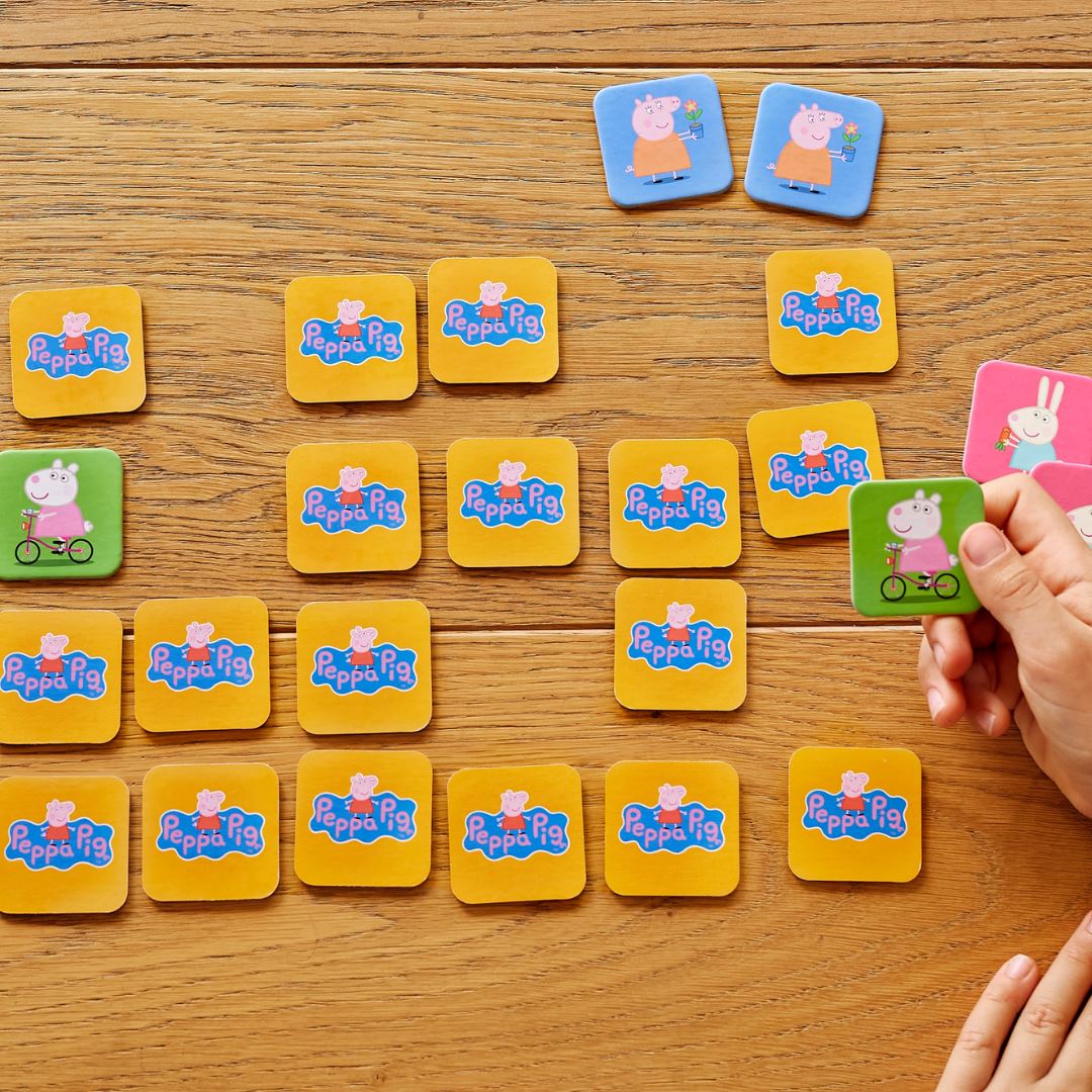 Memory Card Game - Peppa Pig ile 28 Kartlı Hafıza ve Eşleştirme Oyunu moritoys 