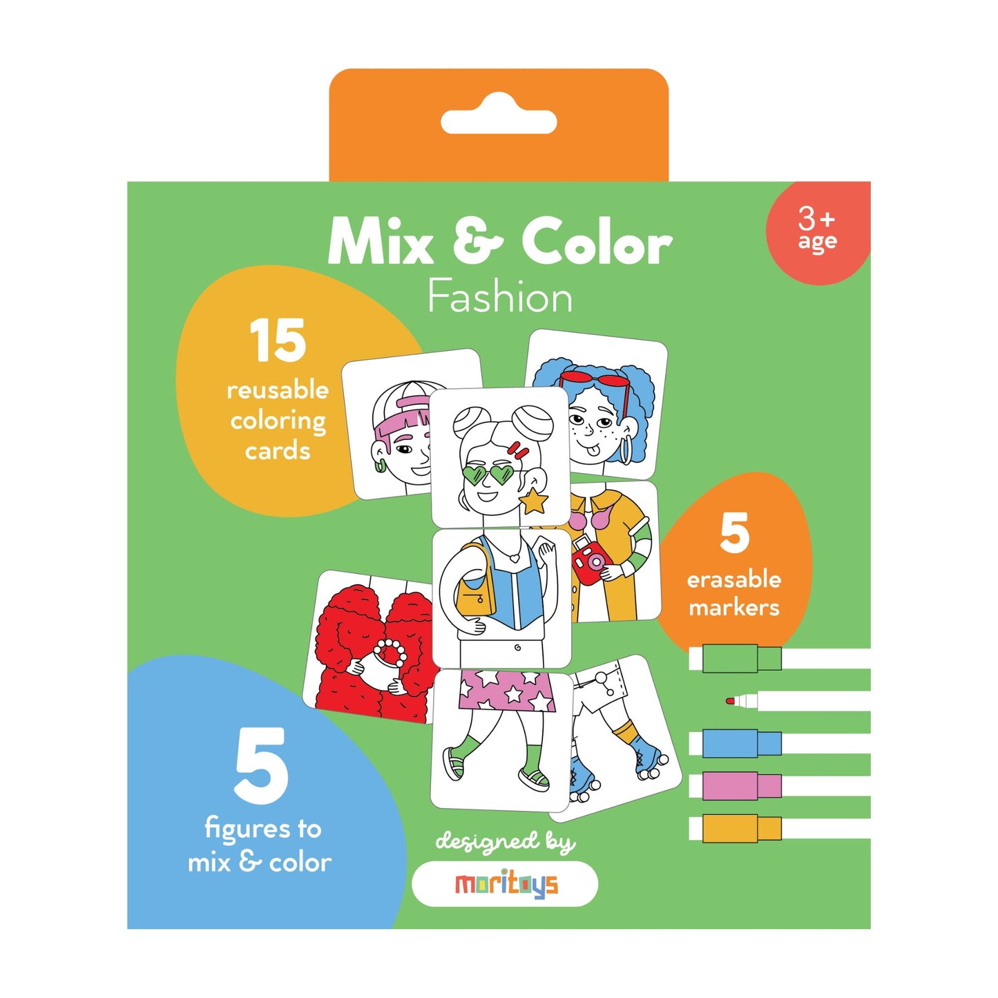 Mix & Color: Fashion - Karıştır Renklendir Moda Puzzle moritoys 