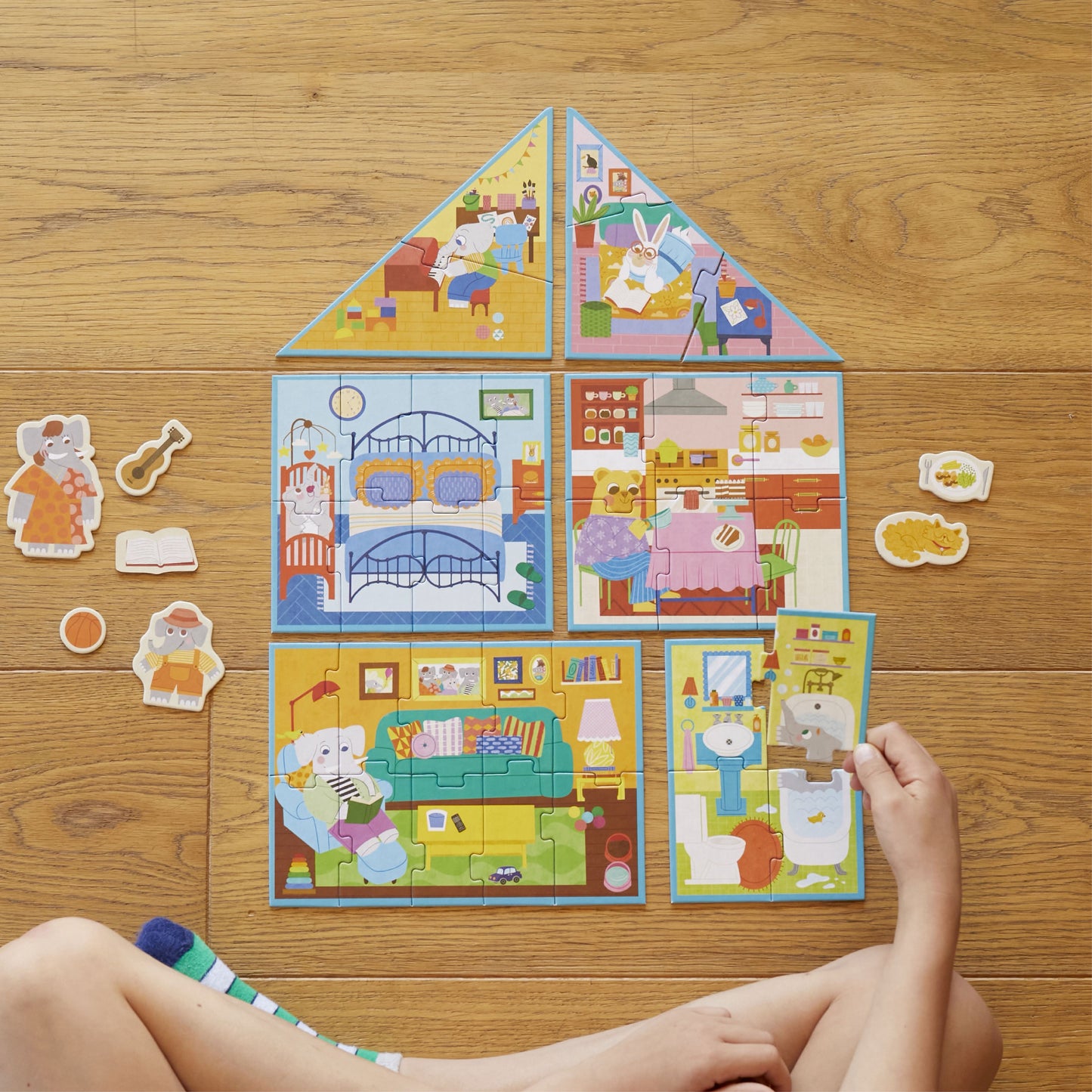 My Dream House Progressive Puzzle moritoys 