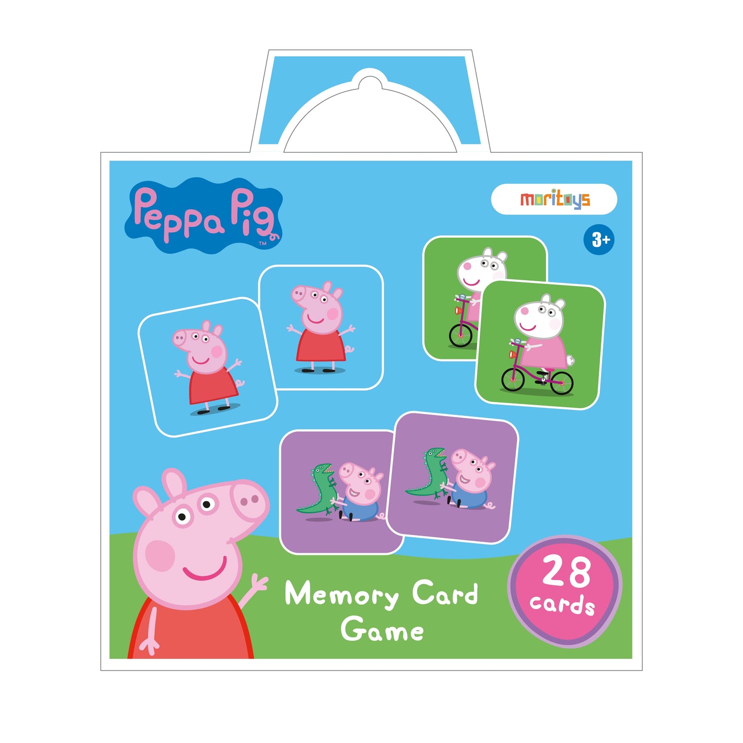 ÖN SİPARİŞ: Peppa Pig Memory Card Game - 28 Kartlı Hafıza ve Eşleştirme Oyunu moritoys 