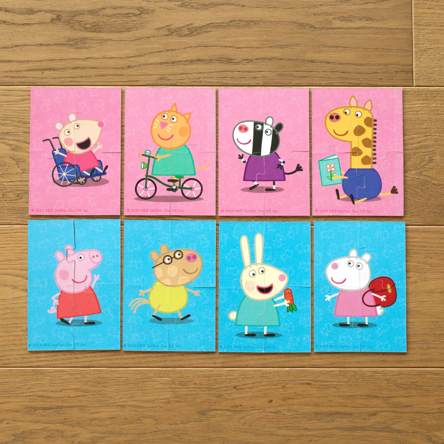 ÖN SİPARİŞ: Peppa’s Friends: Çift Taraflı 8+2 Puzzle puzzle moritoys 