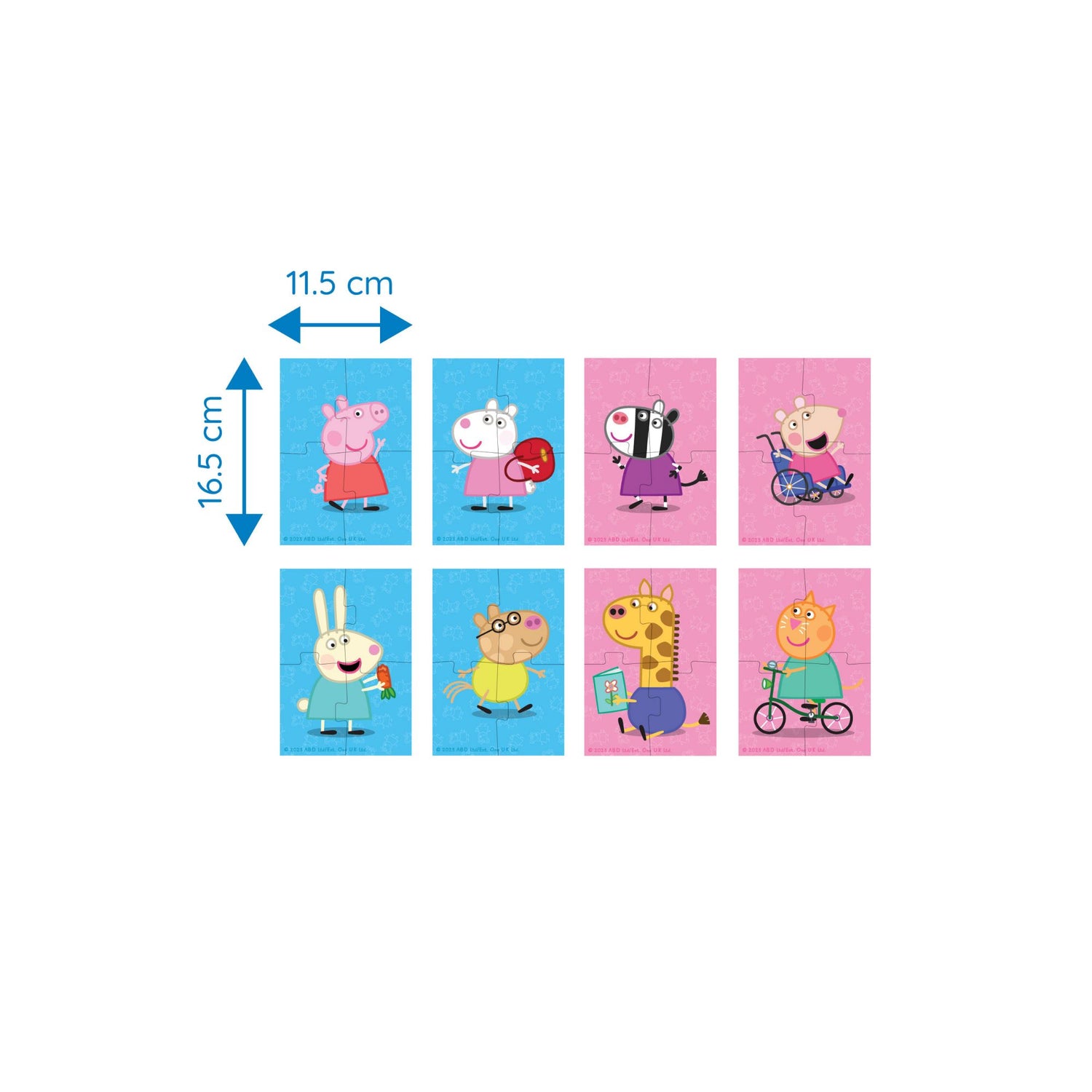 Peppa’s & Friends: Double-sided 8 + 2 Puzzle puzzle moritoys 