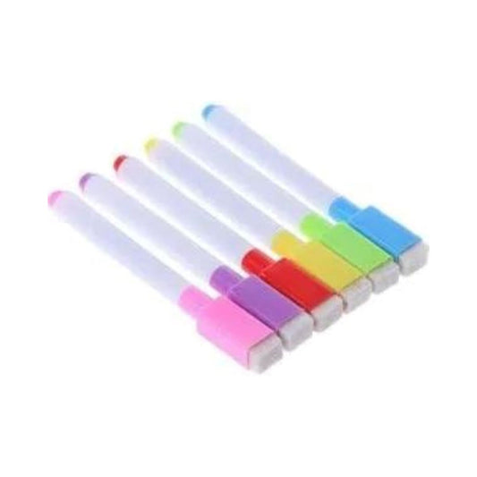 Yaz-sil boya kalemi 6 renk moritoys